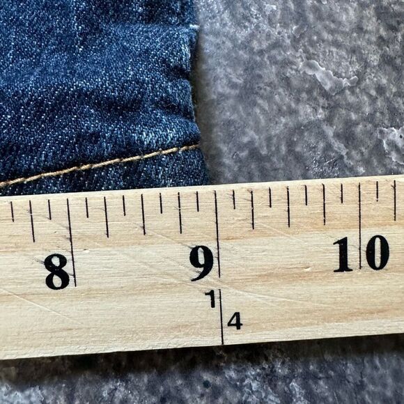 St John's Bay Women's Straight-Leg Stretch Jeans Blue Size 10P Used Stains - Picture 15 of 15